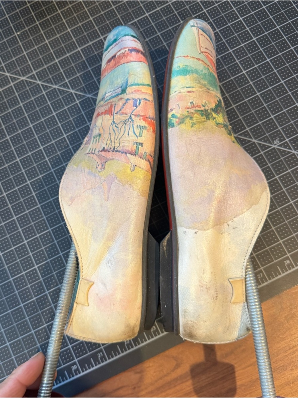 Camper Twins slip-on shoes featuring a landscape art print size 37 - Picture 5 of 7